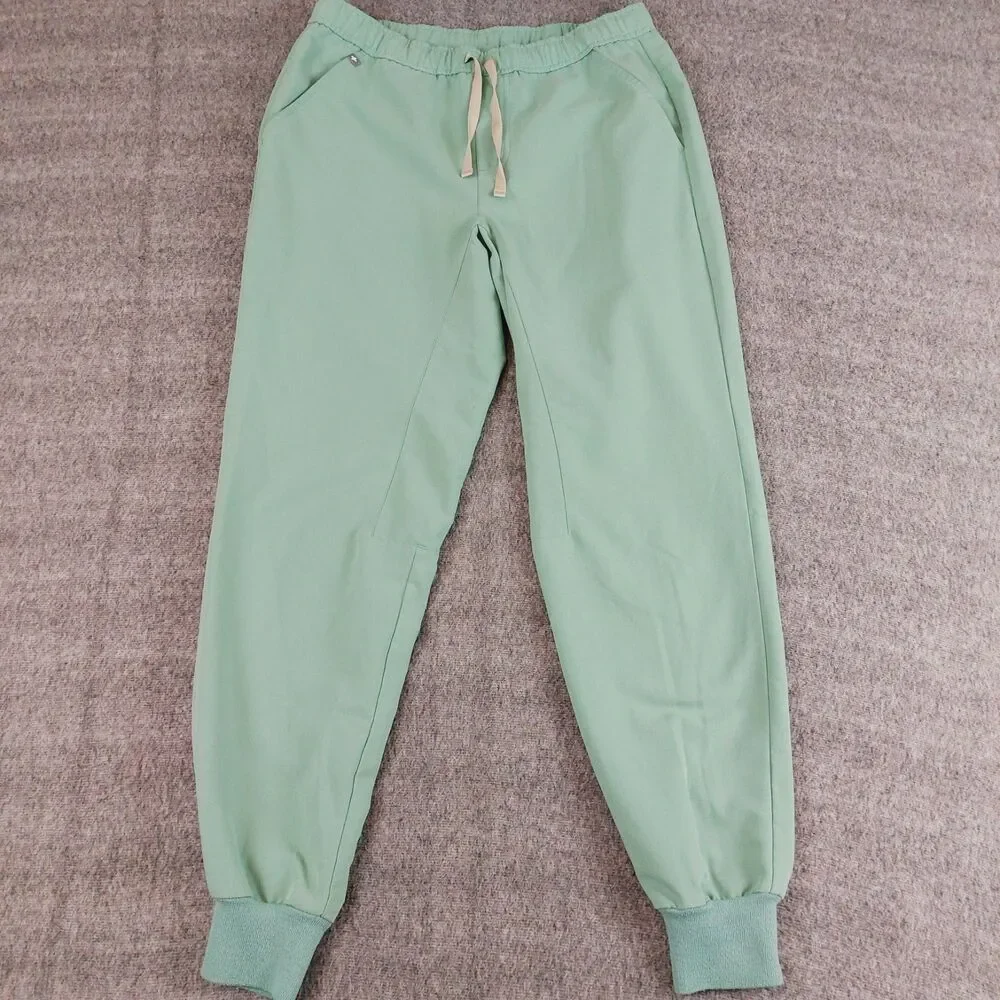 FIGS Tansen Jogger Scrub Pants Men's Medium Green Medical Technical Collection